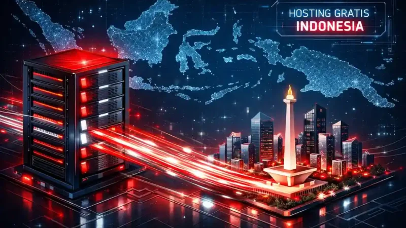 Review layanan hosting gratis IndoWebsite server Jakarta dengan fitur bandwidth unlimited, SSD storage, dan Softaculous installer.